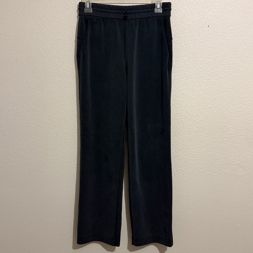 Lululemon Softstreme High-Rise Pant Short 28.5” Black Flowy Wide Leg - Picture 3 of 9